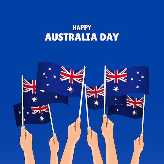 Illustration of Australia Day