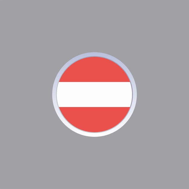 Illustration of Austria flag Template