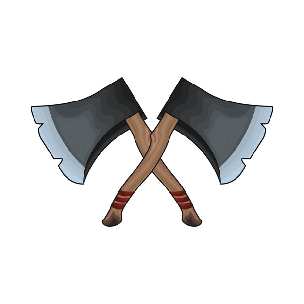 Vector illustration of axe