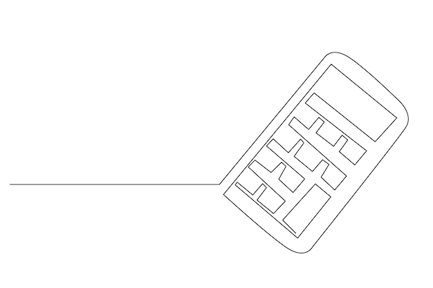 an illustration of back to school design. One line concept of simple vector for school activity.