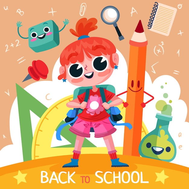 Vector illustration for back to school season