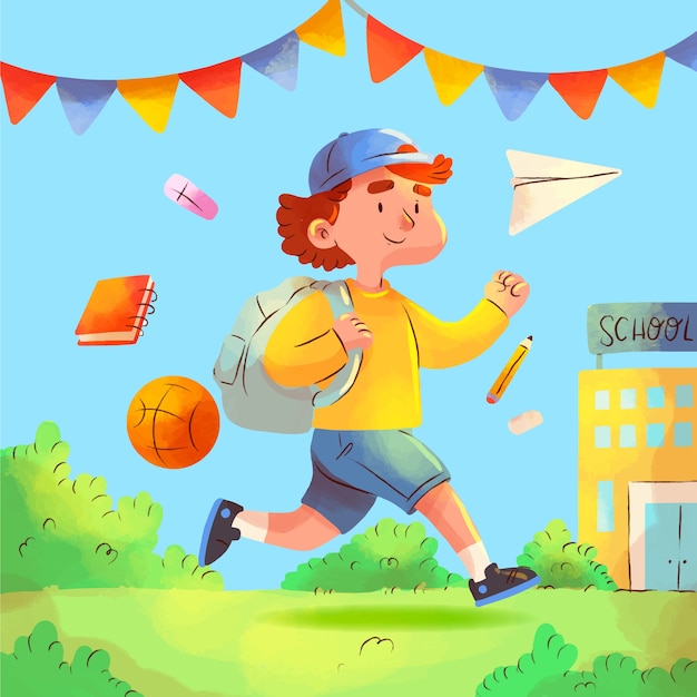 Vector illustration for back to school season