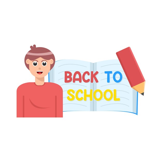 Illustration of back to school