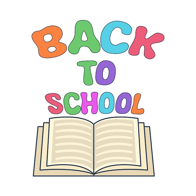 Illustration of back to school