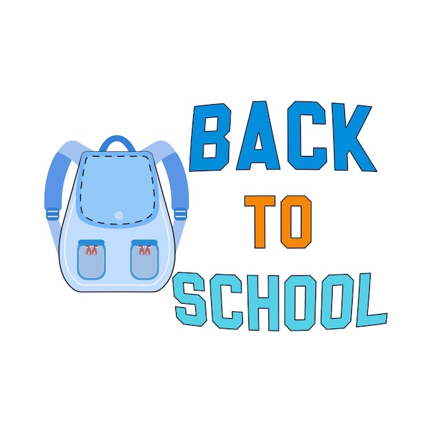 Illustration of back to school