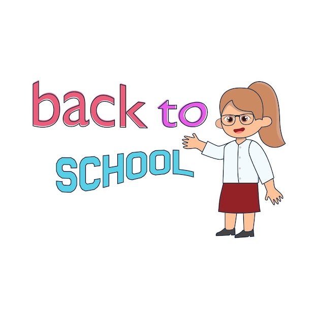 Illustration of back to school