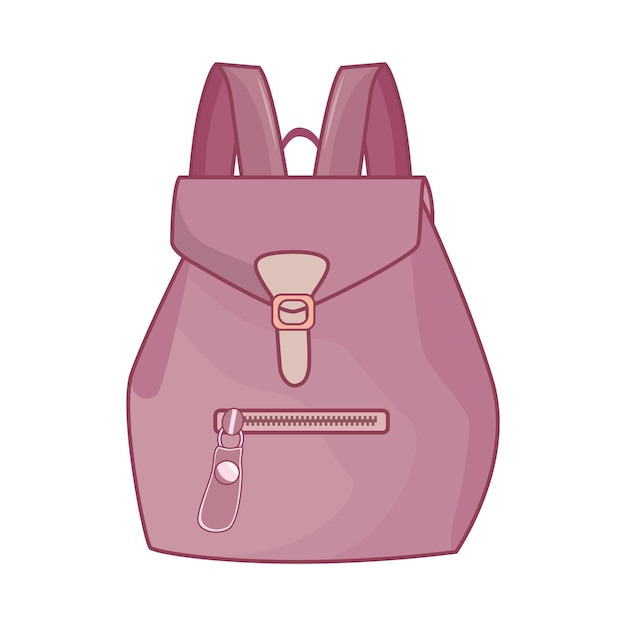 Illustration of backpack