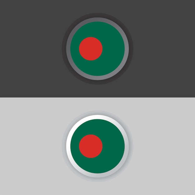 Illustration of Bangladesh flag Template