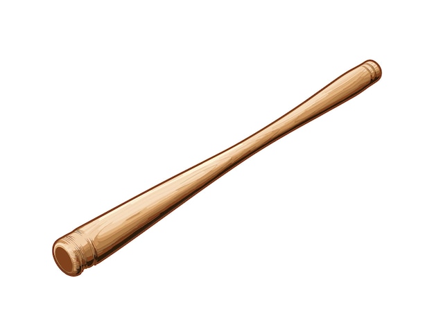 Illustration of baseball bat