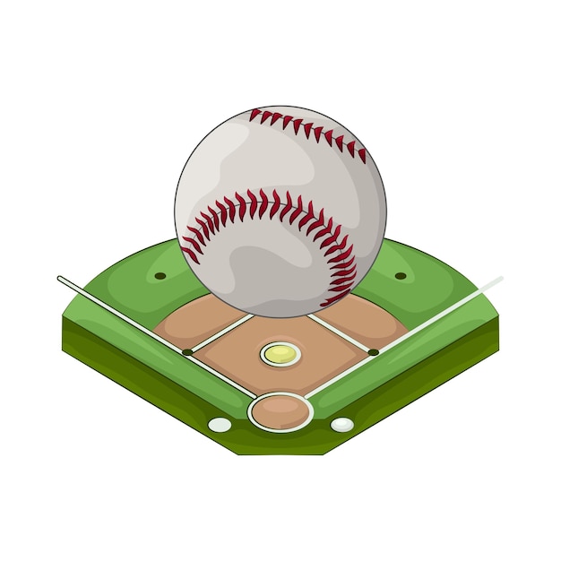 Illustration of baseball