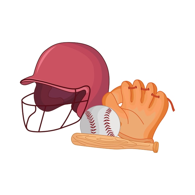 Illustration of baseball