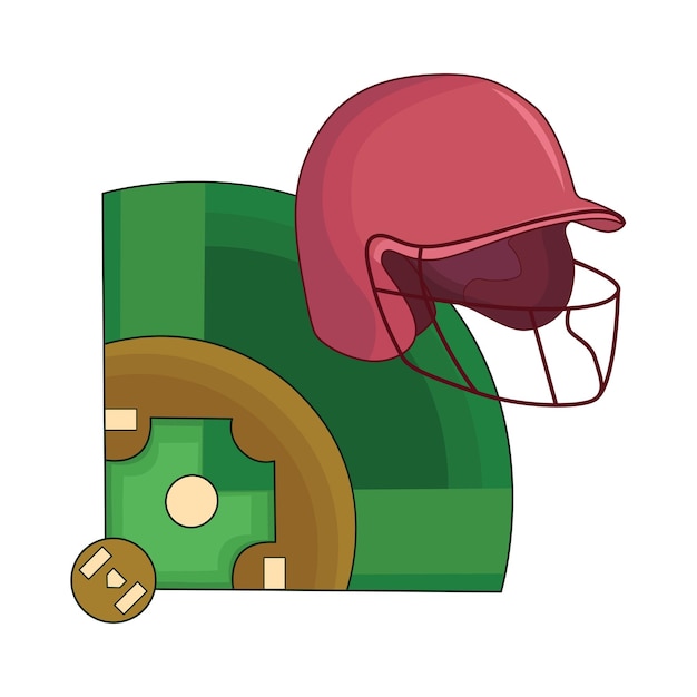 Illustration of baseball