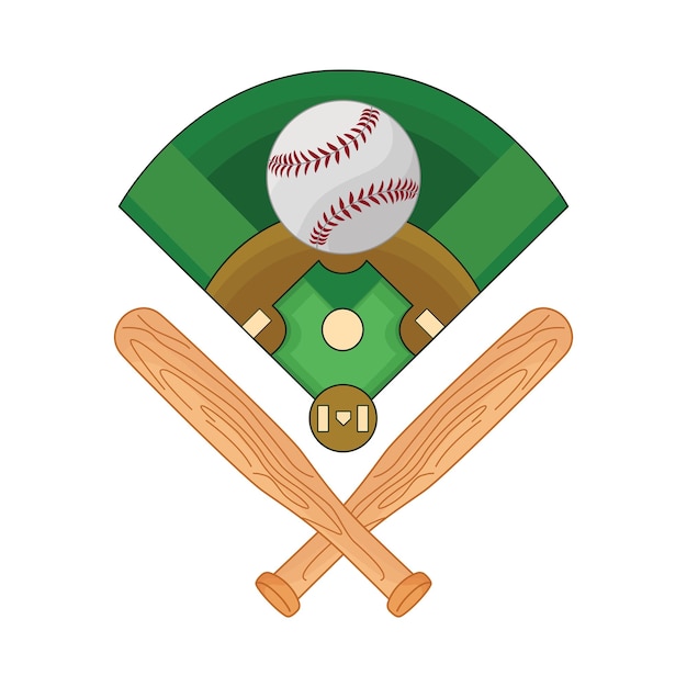 Illustration of baseball