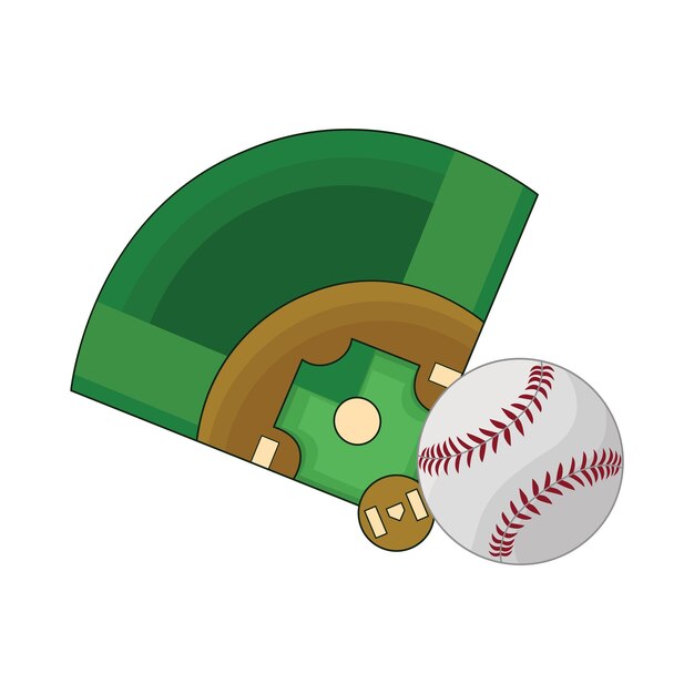 Illustration of baseball