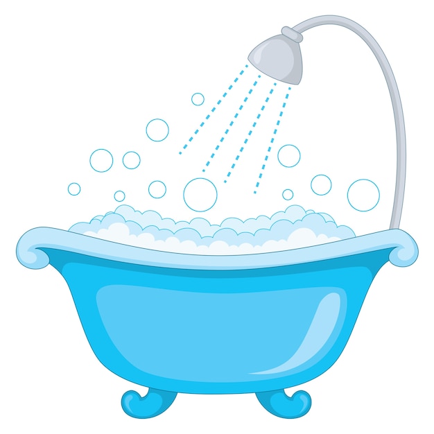 Illustration of bathtub