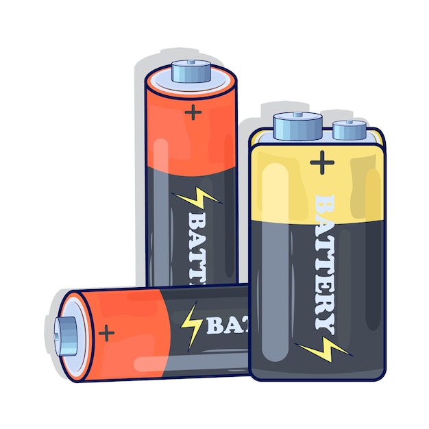 Vector illustration of battery