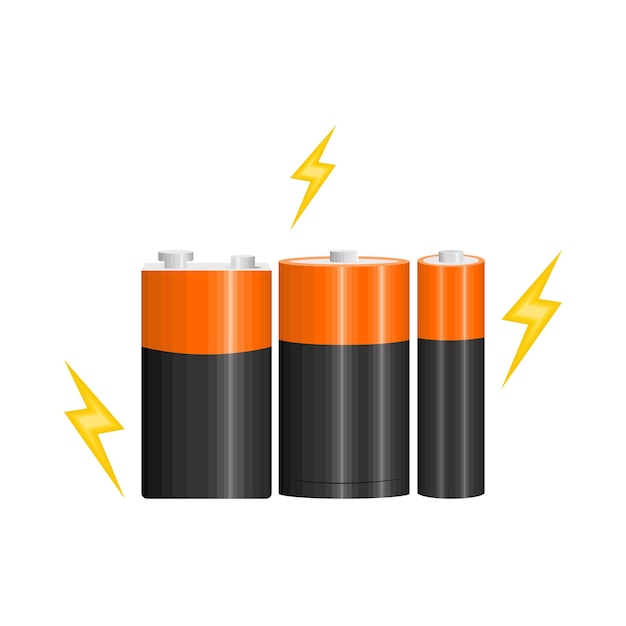 Illustration of battery