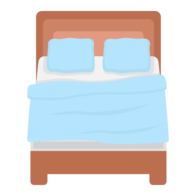 Vector illustration of bed