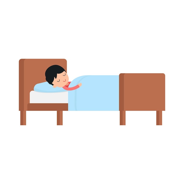 Vector illustration of bed