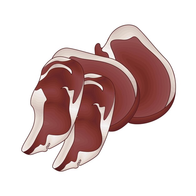 Vector illustration of beef