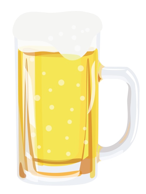 Illustrazione di un boccale di birra