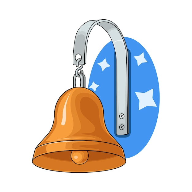 Vector illustration of bell