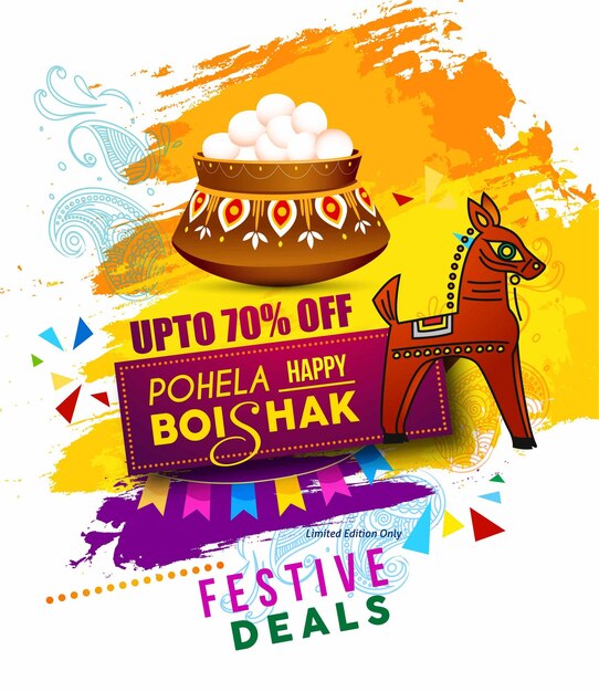 Premium Vector | Illustration of bengali new year with bengali text subho nababarsha meaning heartiest wishing Premium Vector | Illustration of bengali new year with bengali text subho nababarsha meaning heartiest wishing