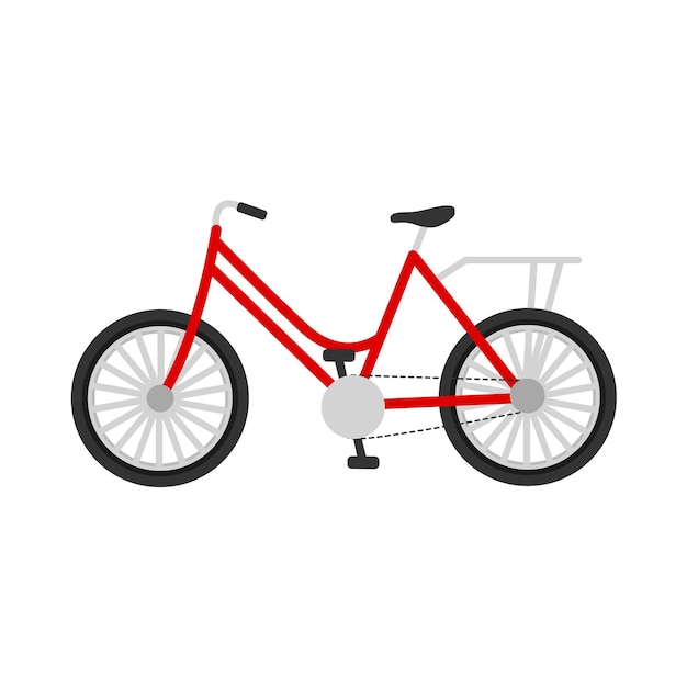 Illustrazione di una bicicletta