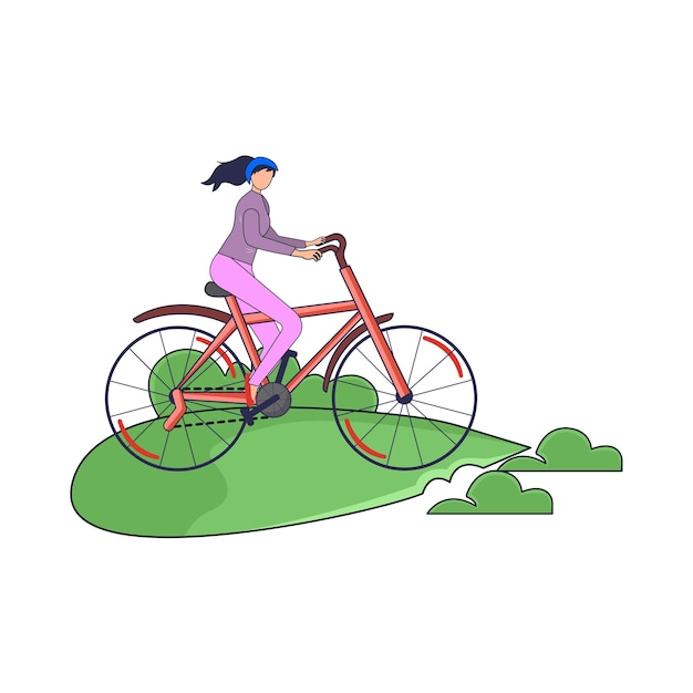 Illustration of bikecycle