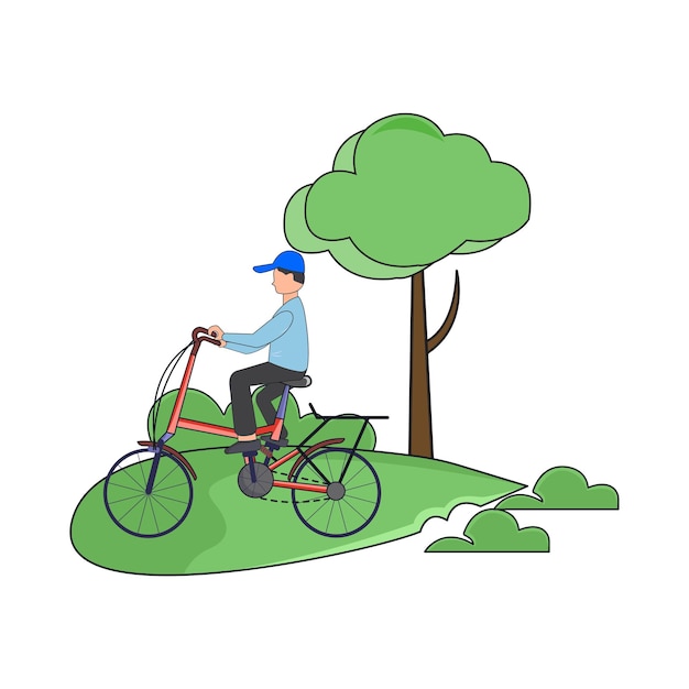 Illustration of bikecycle