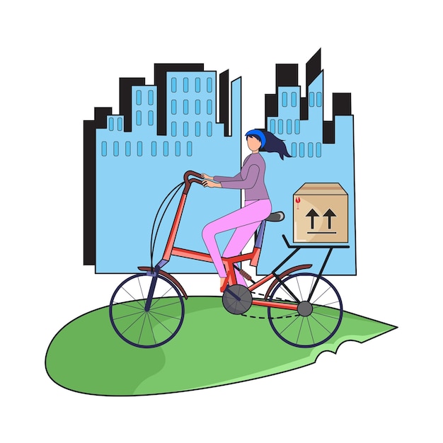 Illustration of bikecycle