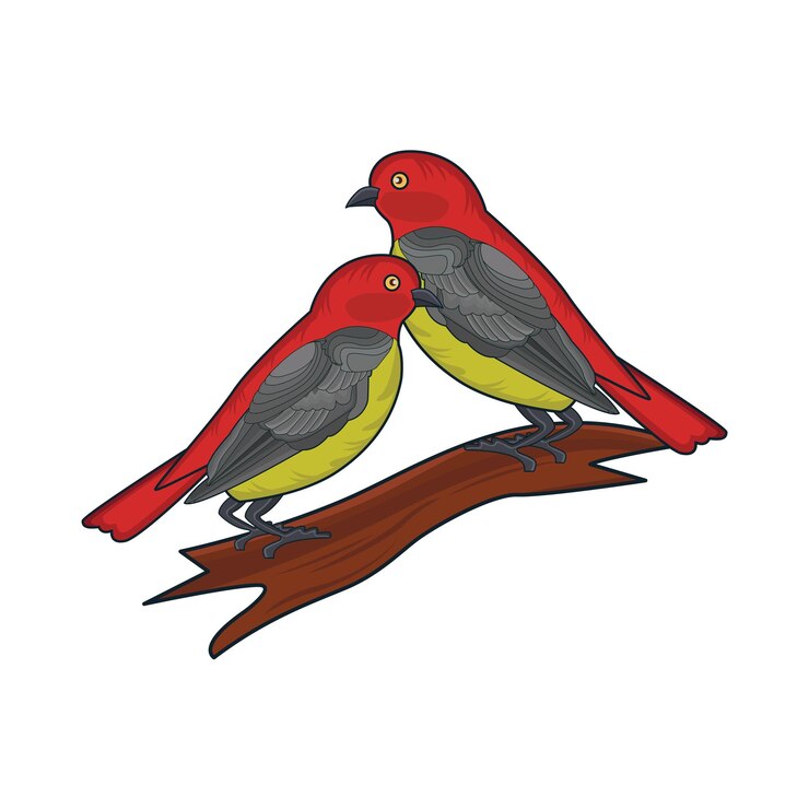 Vector illustration of bird
