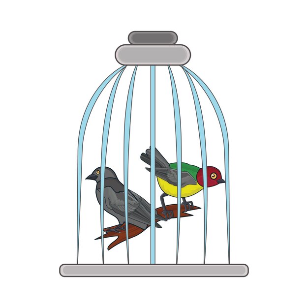 Vector illustration of bird