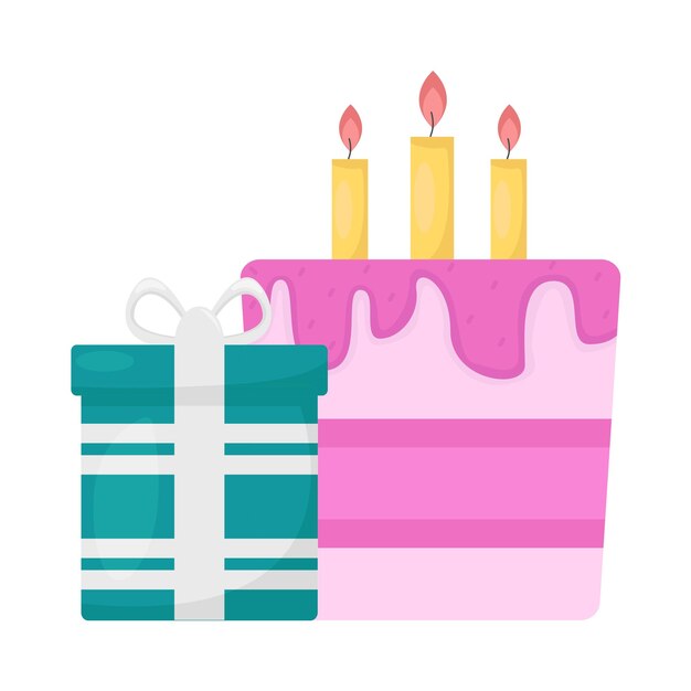 illustration of birthday