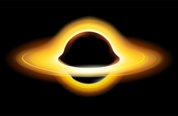 Illustration of black hole