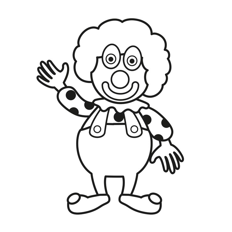 黒と白のジョーカーのイラスト