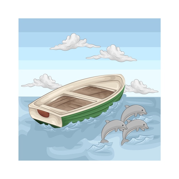 Illustration of boat