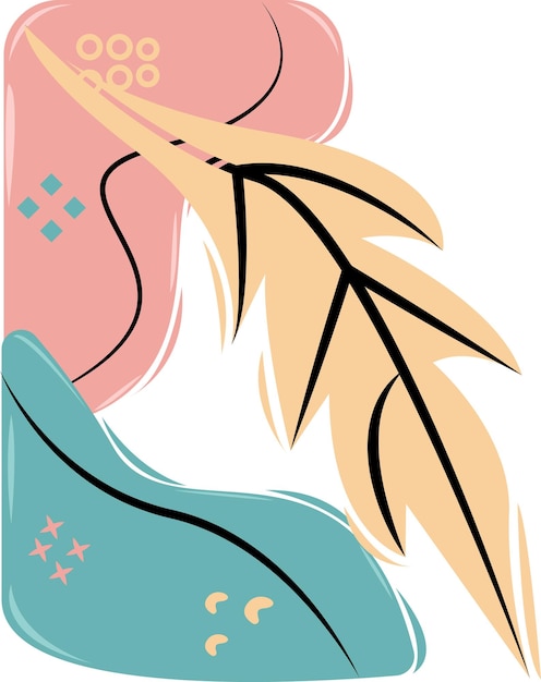 Vector illustration of boho