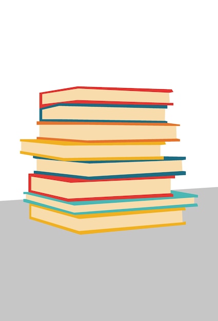 Illustration book unique design isolated