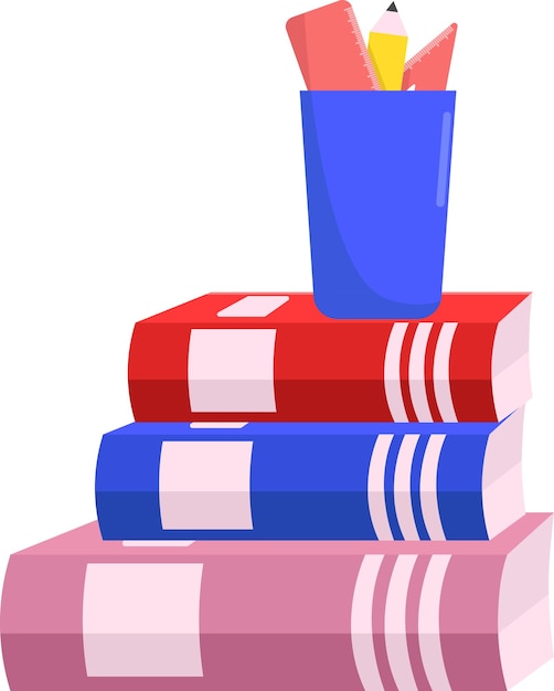 Vector illustration of book