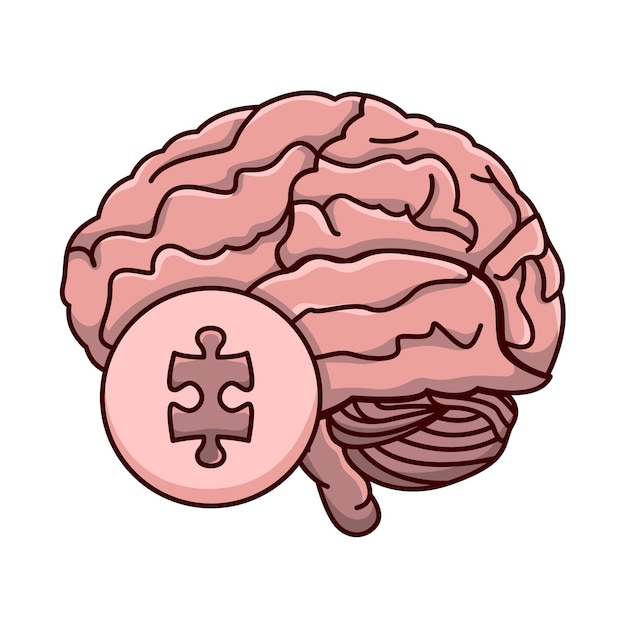 Illustration of brain