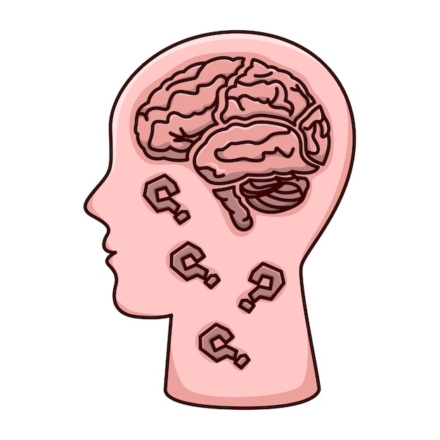 Vector illustration of brain