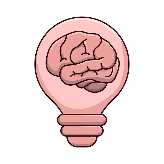 Vector illustration of brain