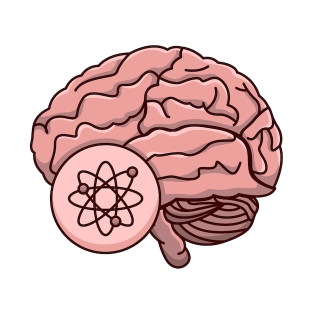 Vector illustration of brain