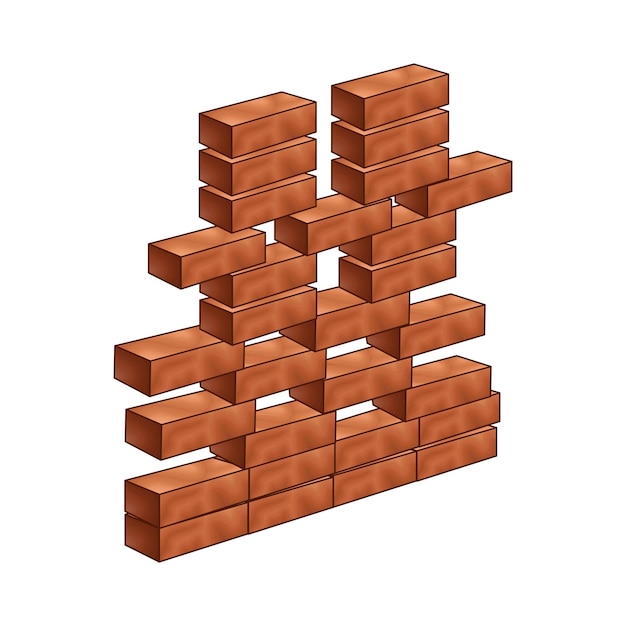 illustration of brick