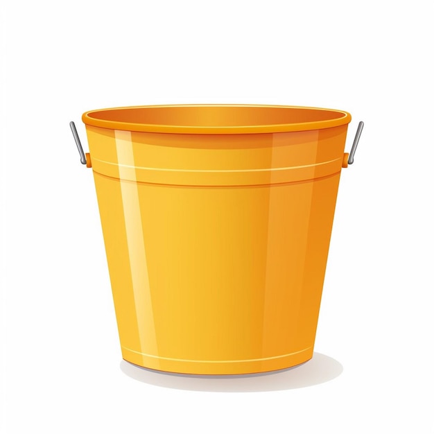 illustration bucket vector design isolated object plastic icon container equipment empty