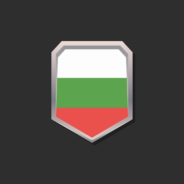 Illustration of Bulgaria flag Template