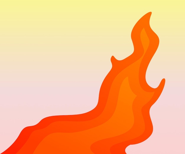 Illustration of a burning fire, fire flames, illustration of fire, fire background, fire element