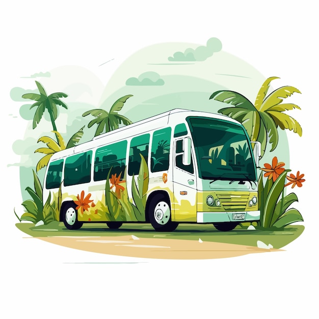 illustration of a bus