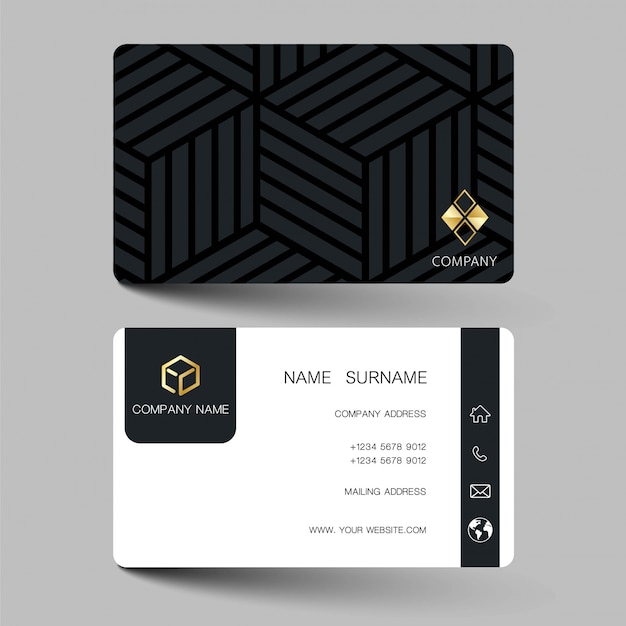 Illustration business card design